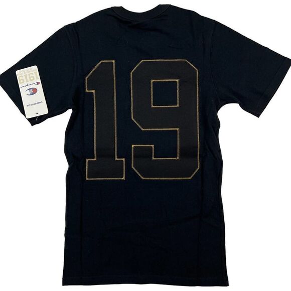 New Champion Men US XS Black T-Shirt Century Collection Short Sleeve Decoration - Picture 2 of 9